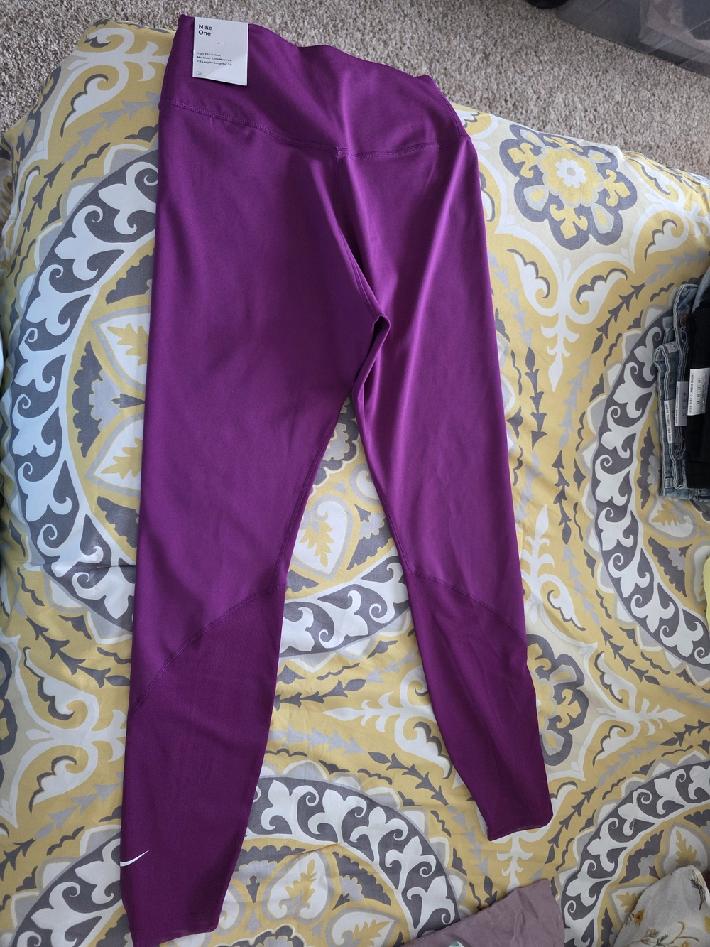 Nike Kids Purple Athletic Leggings